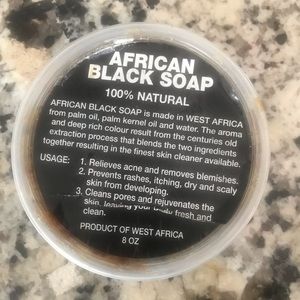 100% authentic African black soap
